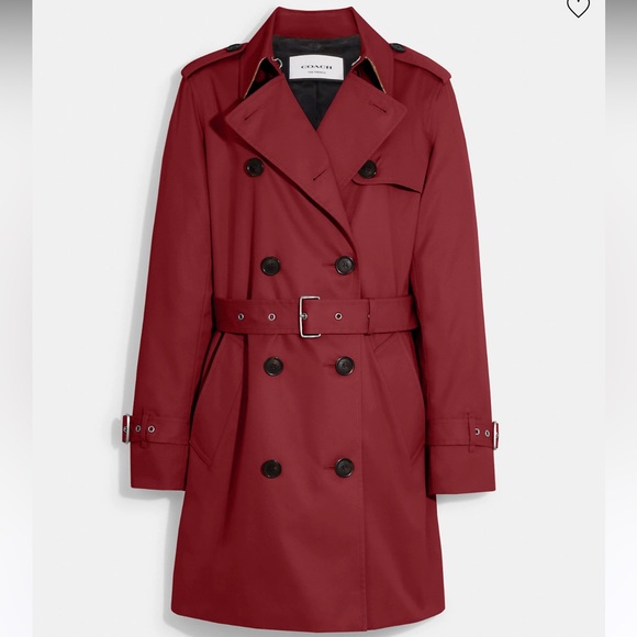 Coach Jackets & Coats Coach Solid Mid Trench Coat Poshmark